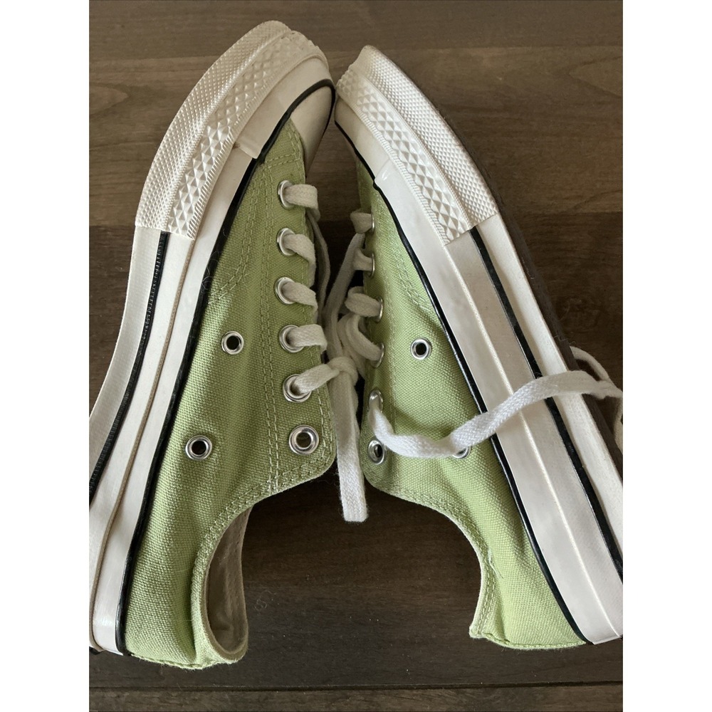 Vintage Unisex Converse All Star Sneakers Casual Shoes Pea Green Size M 5/ W 7 - Picture 11 of 11